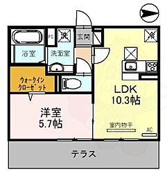 フロレゾン北花山A 1階