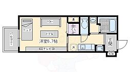 CMM 京都駅前 6階1Kの間取り