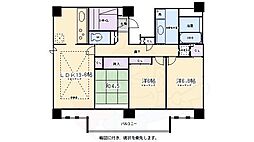 IL ROSSO堀川六角（イルロッソ） 14階3LDKの間取り