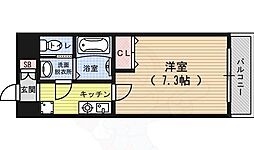 KDXレジデンス西大路（ケーディーエックス） 2階1Kの間取り