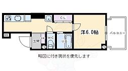 T’s Casa御幸町（ティーズカーサ） 4階1Kの間取り