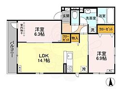 阪急京都本線 西院駅 徒歩5分 2階/-