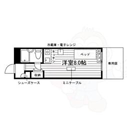 グランデ西京極 2階