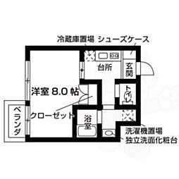 エスポワール二条城 1階/-