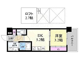 アクアプレイス京都二条城北 6階