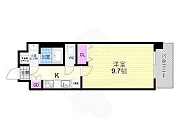 メゾン・コパン 1階1Kの間取り