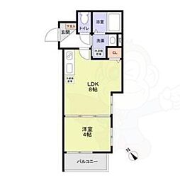 フラッツ六地蔵 1階/-