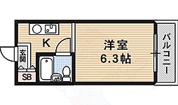 ウェストアベニュービル&コーポ 1Kの間取図画像