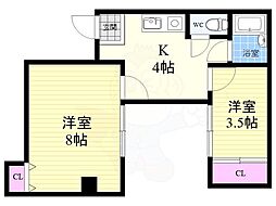 フジハイツ 4階/-