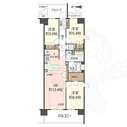 ジオ京都二条 4階/-