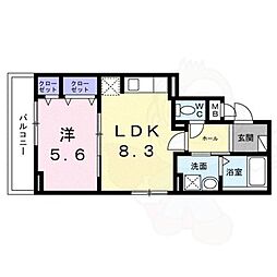 ヒカルサ京都大宮中林1 3階/-