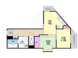 ラフェスタ京都桂（旧：緑山荘山田） 2階