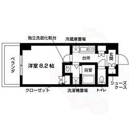 間取図画像 1K