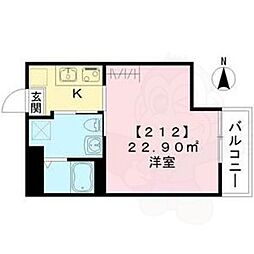 サンクトスコート五条室町 2階/-
