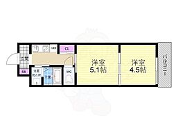 アドバンス京都リエート1 2階/-