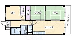 ベルベデール向日町 3LDKの間取図画像