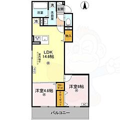 物件の間取り