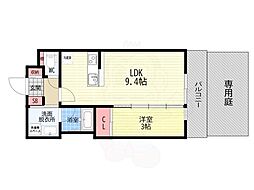 エストゥルース京都2(旧:The Bright Residence 京都東 1階/-