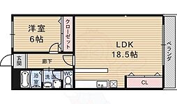 ラベンダー90 1LDKの間取図画像