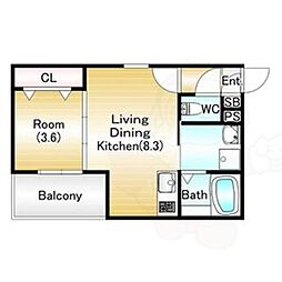 ジーメゾン伏見エルデ 2階