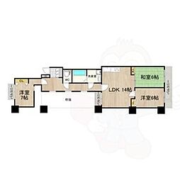 せんぼん有彩館 3LDKの間取図画像