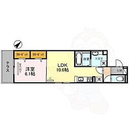 太秦レジデンスE棟 2階/-