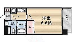 アクアプレイス京都御所ノ内 1Kの間取図画像