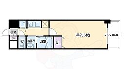 PIERISGARDEN 1Kの間取図画像