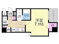 アドバンス京都デタンデュ 1Kの間取図画像