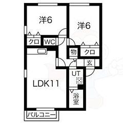 物件の間取り