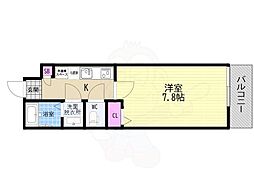 Gladvis京都室町 1Kの間取図画像