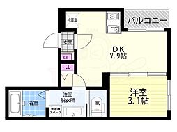 ハーモニーテラス深草キトロ町 1階/-
