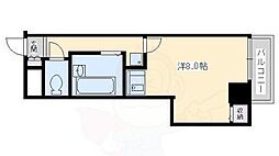 プレサンス京都清水 ワンルームの間取図画像