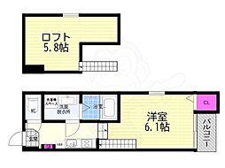 ハーモニーテラス深草東伊達町2 2階/-