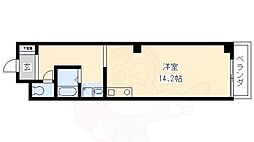 エクセタコート 1Kの間取図画像