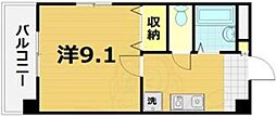 GRACE大宮通 1Kの間取図画像