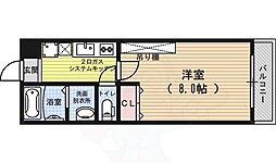 MPI'S京都西院 1Kの間取図画像