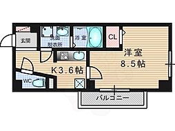 ソレイユ深草 2階