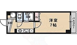 アルティア桂 1Kの間取図画像