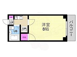 コンフォート岡崎 1Kの間取図画像