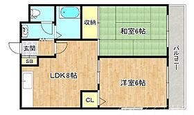 コーポアルテミス  ｜ 大阪府大阪市旭区新森4丁目（賃貸マンション2LDK・2階・43.00㎡） その2