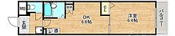 サニーパレス京橋 2階1DKの間取り