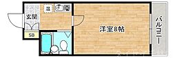 ラ・フォーレ千林 1Kの間取図画像