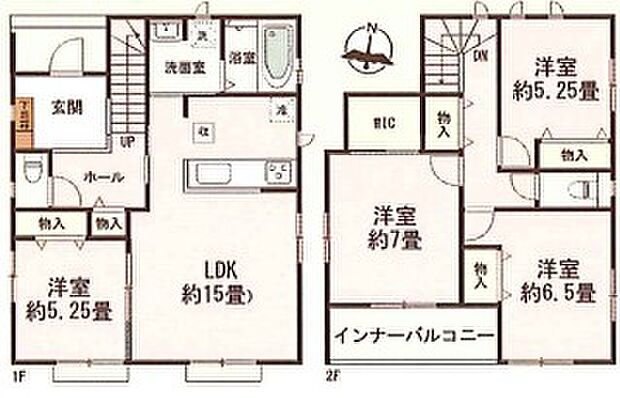 B号棟間取り図
