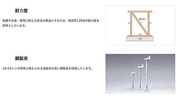 安心快適にお住まい頂ける建物構造