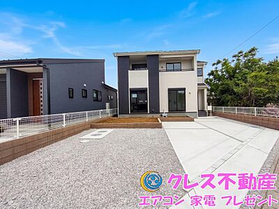 外観:ゆとりある敷地に建つ、収納豊富な4SLDKです。 外観:ゆとりある敷地に建つ、収納豊富な4SLDKです。