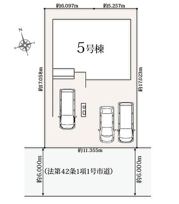 区画図。