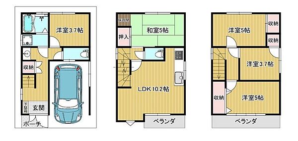 間取りを拡大表示