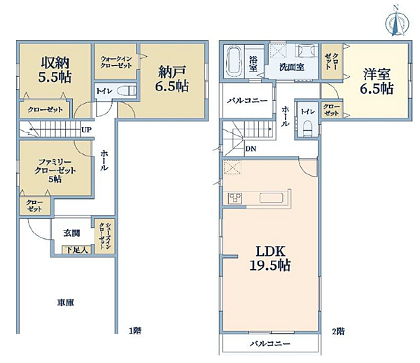 間取りを拡大表示