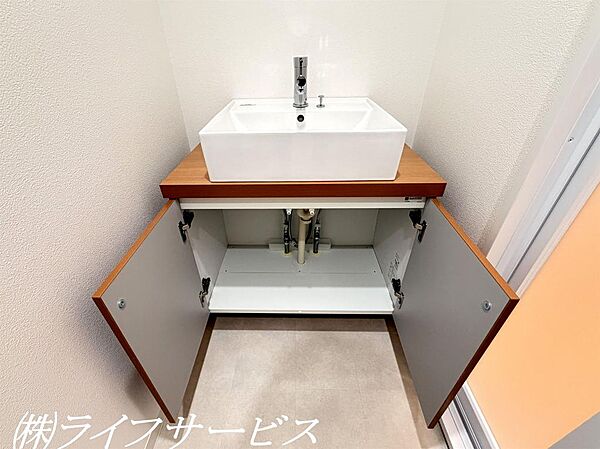 洗面化粧台（ミラー設置予定あり）